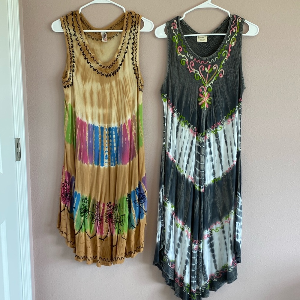 2 summer dresses, free size